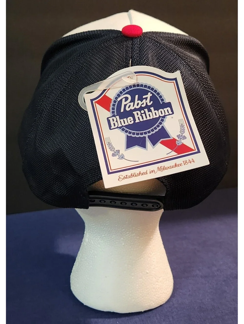 Pabst Blue Ribbon PBR Retro Trucker Hat Snapback H3 Sportgear NEW w/TAGS